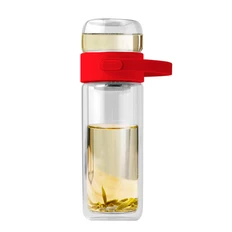 Бутылка с инфьюзером Easy pot, 370 мл, красная фото