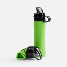 Бутылка складная силиконовая Stride Langfossen, зеленая фото
