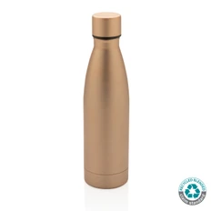 Бутылка вакуумная из переработанной нержавеющей стали RCS XD Collection, 500 мл, золотистая фото