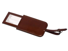 Бирка багажная Fabrizio, коричневая фото