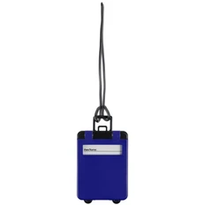 Бирка багажная Trolley, синяя фото