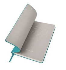 Бизнес-блокнот в клетку thINKme Biggy B5, 256 стр., бирюзовый фото