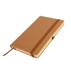 Бизнес блокнот в линейку thINKme Terri A5, твердая обложка, бежевый фото