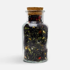 Чай «Сокочай» с соком ананаса, клубникой, мятой, медом и лимоном, черный  фото