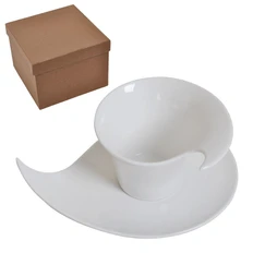 Чайная/кофейная пара Наваждение в подарочной упаковке, белый фото