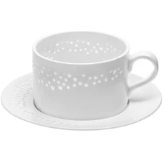 Чайная пара Altavolo Coralli Luziano, белая фото