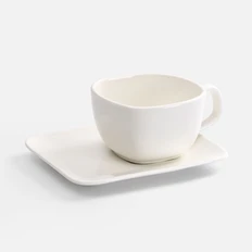 Чайная пара Duomi, белая фото