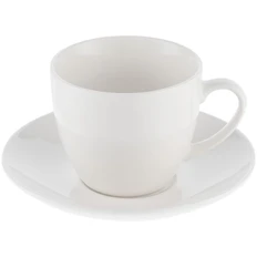 Чайная пара Mansion, ver.2, малая, белая фото