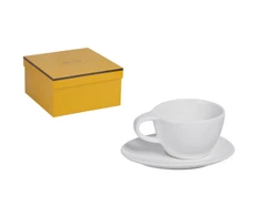 Чайная пара «Мгновение», белый фото