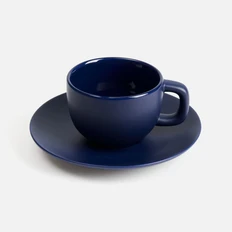 Чайная пара Molti Stansa, темно-синяя фото