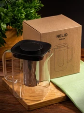 Чайник Nelio, прозрачный фото