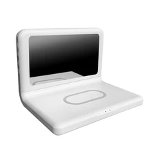 Часы-метеостанция Konner с функцией беспроводной зарядки, белые фото