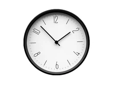 Часы настенные Lander S, черные / белые фото