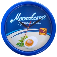 Часы настенные, малые, синие фото