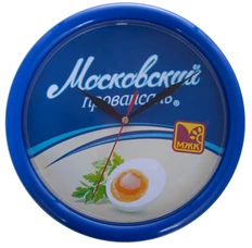 Часы настенные, малые, синие фото