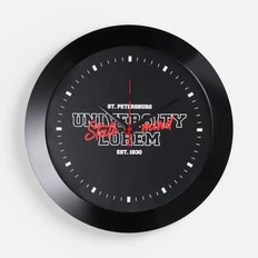 Часы настенные Vivid Large, черные фото