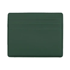 Чехол для 6 карт с отделением для денег, soft-touch, зеленый фото