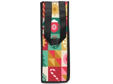 Чехол для бутылки из нетканого материала PET, черный / белый фото