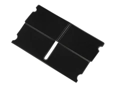 Чехол для гигиенической маски из искусственной кожи, черный фото