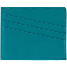 Чехол для карточек Nubuk, бирюзовый фото