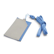 Чехол для карты с ланьярдом, голубой фото