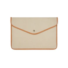 Чехол для ноутбука из переработанного канваса GRS Vinga Bosler, 14’’, бежевый фото