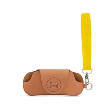 Чехол для очков Holdmark Accent Collection, коричневый / желтый фото