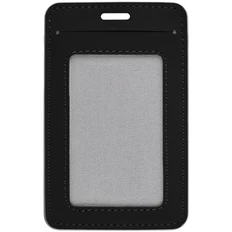 Чехол для пропуска Shall Simple, черный фото