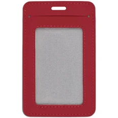 Чехол для пропуска Shall Simple, красный фото