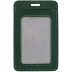 Чехол для пропуска Shall Simple, зеленый фото