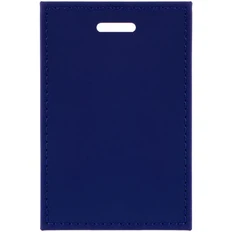 Чехол для пропуска Shall, синий фото