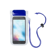 Чехол для телефона и мелочей Waterpro водонепроницаемый, прозрачный / синий фото