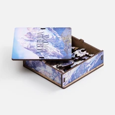 Деревянный пазл в шкатулке PuzzleBox, на заказ фото