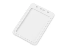 Держатель для бейджа Haven Transparent, белый фото
