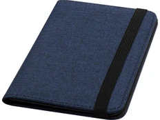 Держатель паспорта с RFID-защитой из переработанного пластика Ross, синий фото