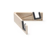 Держатель складной для мобильного телефона из пшеничного волокна Bawen, бежевый фото