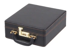 Дипломат подарочный, 42х33х12 см, коричневый фото