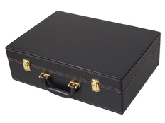 Дипломат подарочный, 45х35х14 см, коричневый фото