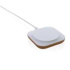 Зарядная станция из переработанного пластика и пробки XD Xclusive Oregon, 10 Вт, белая / коричневая фото