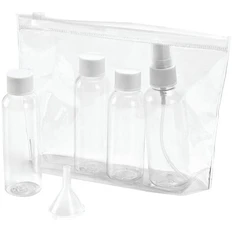 Дорожный набор емкостей для косметики Road Lord, прозрачный фото