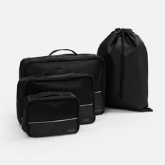 Дорожный набор сумок noJumble 4 в 1, черный фото