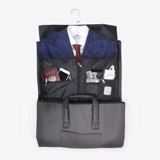 Дорожный портплед для костюма, серый фото