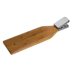 Доска для чистки рыбы с зажимом, крафт фото