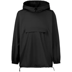 Дождевик-анорак Hard Work, укороченный, единый размер, черный фото