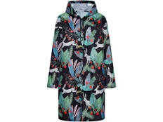 Дождевик «Зайцы», черный / разноцветный фото