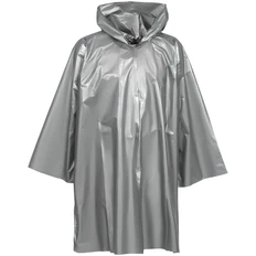 Дождевик-плащ с капюшоном на липучке Molti CloudTime, серебристый фото