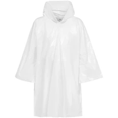 Дождевик-плащ с капюшоном и длинными рукавами Molti BrightWay, белый фото