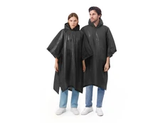 Дождевик-пончо c чехлом Hawaii, черный фото