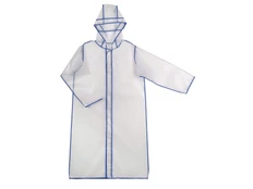 Дождевик с чехлом US Basic Providence, прозрачный / синий фото