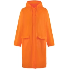 Дождевик унисекс на кнопках Molti RainDrop, оранжевый фото